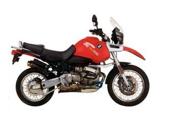 BMW R 1100 GS uitlaat