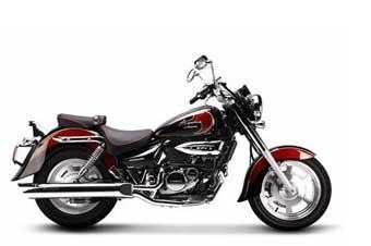 Hyosung GV 250 uitlaat