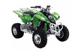 KAWASAKI KFX 400 uitlaat