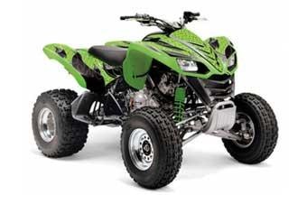 Kawasaki KFX 700 uitlaat