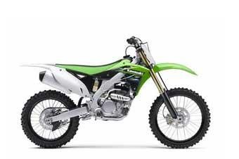 Kawasaki KX 250 F uitlaat.