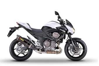 Kawasaki Z800E uitlaat