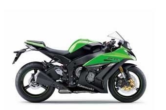kawasaki ZX 10 R uitlaat