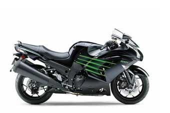 Kawasaki Ninja ZX-14R uitlaat