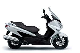 Suzuki Burgman 200 uitlaat