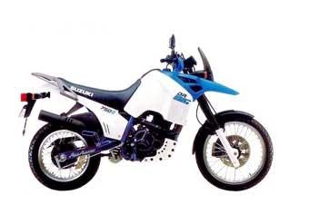 Suzuki DR BIG 750 uitlaat