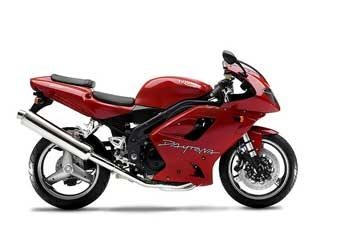 Triumph Daytona 955 uitlaat