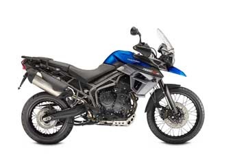 Triumph Tiger 800 uitlaat