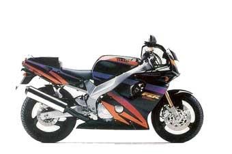 Yahama FZR 600 R uitlaat