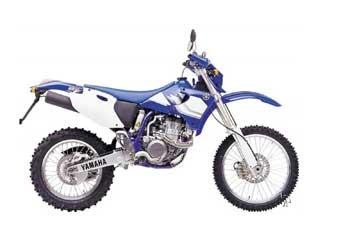 Yamaha WR400F uitlaat