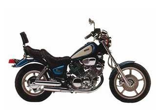 YAMAHA XV 1100 VIRAGO uitlaat