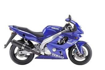 YamahaYZF 600 Thundercat uitlaat