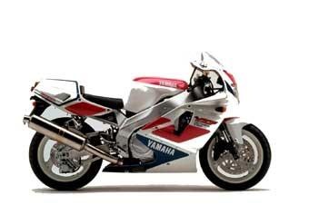 Yamaha YZF 750 R uitlaat