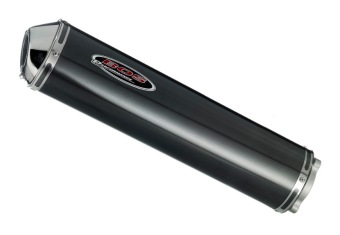 BOS Oval 110 Carbon Steel Screw On Einddemper met E-keur Suzuki GSF 1200 Bandit 1996 - 2000