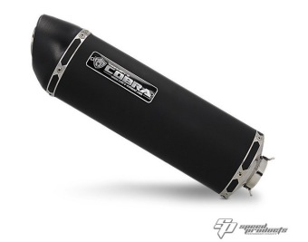 Cobra Exhaust SC3 Black Series Slip-on Einddemper met E-keur Piaggio Beverly Cruiser 500 2007 2012