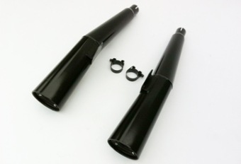 Marving Master Black Dubbele Einddemper (L+R) met E-keur Honda VF 1000 FE / F / F2 1984 > 1987