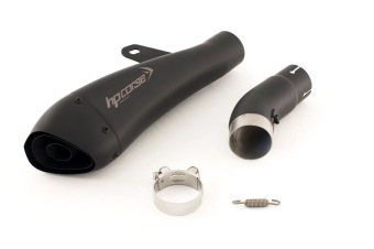 HP Corse Hydroform RVS Black Slip-on Einddemper Low Position met E-keur Honda CBR 1000 RR 2008 - 2013