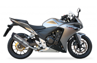 IXIL Hexoval Xtrem Evolution RVS Einddemper met Euro4 Keuring Honda CBR 500 R 2016 >
