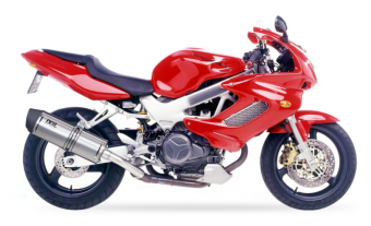 IXIL Hexoval Xtrem Evolution RVS Einddemper Set met E-keur Honda VTR 1000 F 1997 2006