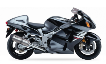 IXIL Hexoval Xtrem Evolution RVS Einddemper Set met E-keur Suzuki GSX 1300 R Hayabusa 1999 2007