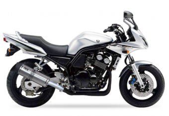 IXIL Hexoval Xtrem Evolution RVS Einddemper met E-keur Yamaha FZS 600 Fazer 1998 - 2004