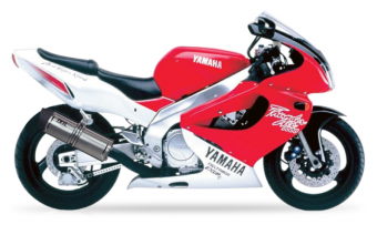 IXIL Hexoval Xtrem Evolution RVS Einddemper met E-keur YZF 1000 Thunderace 1996 2001