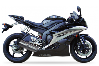 IXIL Hexoval Xtrem Evolution RVS Einddemper met E-keur YZF R6 2006 2014