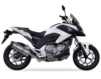 IXIL Hexoval Xtrem Evolution RVS Einddemper met E-keur Honda NC 700 X/ S 2012 - 2013