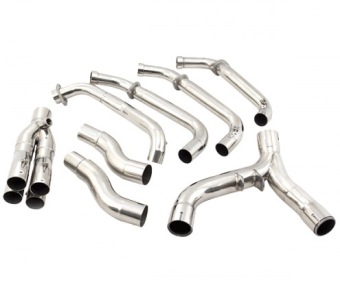 Lextek RVS High Performance 4-1-2 Decat Voorbochten Kawasaki Z1000 SX 2010 > 2019