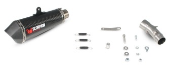 Scorpion Serket Taper Carbon Slip-on zonder E-keur Yamaha MT-09 2013 > 2020