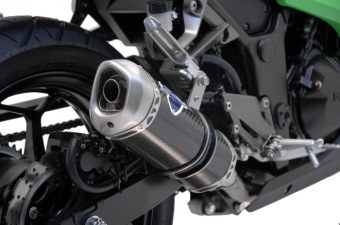Termignoni Slip-On Relevance RVS Zonder E-keur Kawasaki Ninja 300R 2012-2017