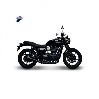 Termignoni Volledig systeem RVS Zonder E-keur Triumph Street Twin 900 2016-2018