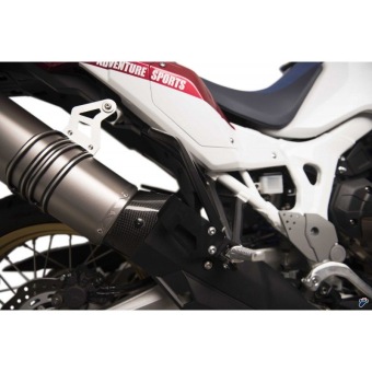 Termignoni Slip-On Titanium Met E-keur Honda CRF 1000 L Africa Twin and Adventure 2018-2019