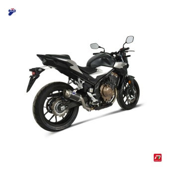 Termignoni Slip-On Carbon Zonder E-keur Honda CB 500 F / X / A2 en CBR 500 R / R A2 2019-2022