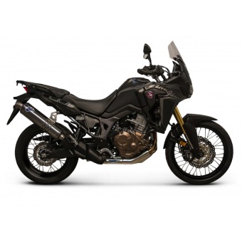 Termignoni Slip-On Titanium Met E-keur Honda CRF 1000 L Africa Twin 2016-2017