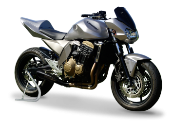 HP Corse Hydroform RVS Black Slip-on Einddemper met E-keur Kawasaki Z 750 2004 - 2006