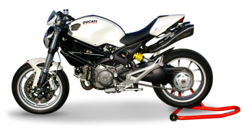 HP Corse Hydroform RVS Black Slip-on Einddemper Set (L+R) met E-keur Ducati Monster 796 2010-2014