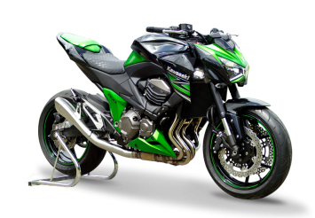 HP Corse Hydroform RVS Slip-on Einddemper met E-keur Kawasaki Z 800 2013 - 2015