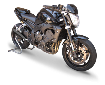 HP Corse Hydroform RVS Black Slip-on Einddemper met E-keur incl. Katalysator Yamaha FZ1 / Fazer 2006-2016