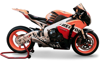 HP Corse Hydroform RVS Slip-on Einddemper Low Position met E-keur Honda CBR 1000 RR 2008 - 2013