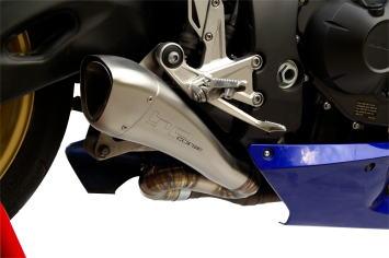 HP Corse Hydroform RVS Slip-on Einddemper Low Position met E-keur Honda CBR 1000 RR 2008 - 2013