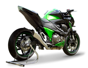 HP Corse Hydroform RVS Slip-on Einddemper met E-keur Kawasaki Z 800 E 2013 - 2015