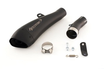 HP Corse Hydroform RVS Black Slip-on Einddemper met E-keur Suzuki GSX-R 750 2006-2007