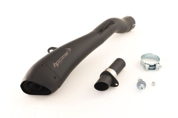 HP Corse Hydroform RVS Black Slip-on Einddemper met E-keur incl. Katalysator Yamaha FZ1 / Fazer 2006-2016