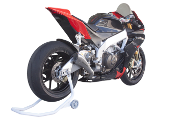 HP Corse Hydroform RVS Slip-on Einddemper Low Position met E-keur Aprilia RSV4 2009 - 2014