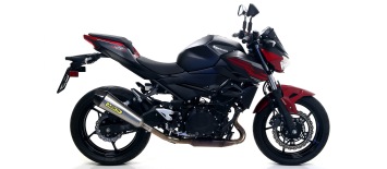 Arrow X-Kone Nichrom Slip-on Einddemper met E-keur Kawasaki Z 400 2019 - 2020