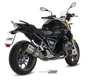 Mivv Speed Edge RVS Slip-on Einddemper met E-keur Euro3 en Euro4 BMW R 1200 RS 2015 > 2018