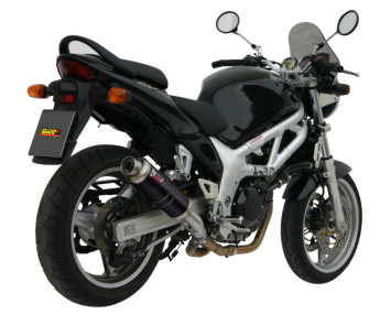 Mivv GP RVS Black Slip-on Einddemper met E-keur Suzuki SV 650 1999 > 2002