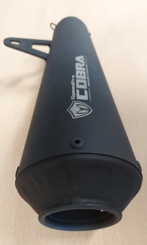 Speedpro Cobra M3 RVS Matt Black Einddemper 51mm Aansluiting