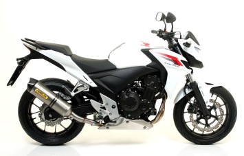 Arrow Race-Tech Aluminium Slip-on Einddemper met E-keur incl. Linkpipe 71480MI Honda CB 500 F 2013 > 2018